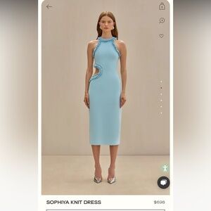 Cult Gaia SOPHIYA KNIT DRESS. Only worn once for family photos. Size M.